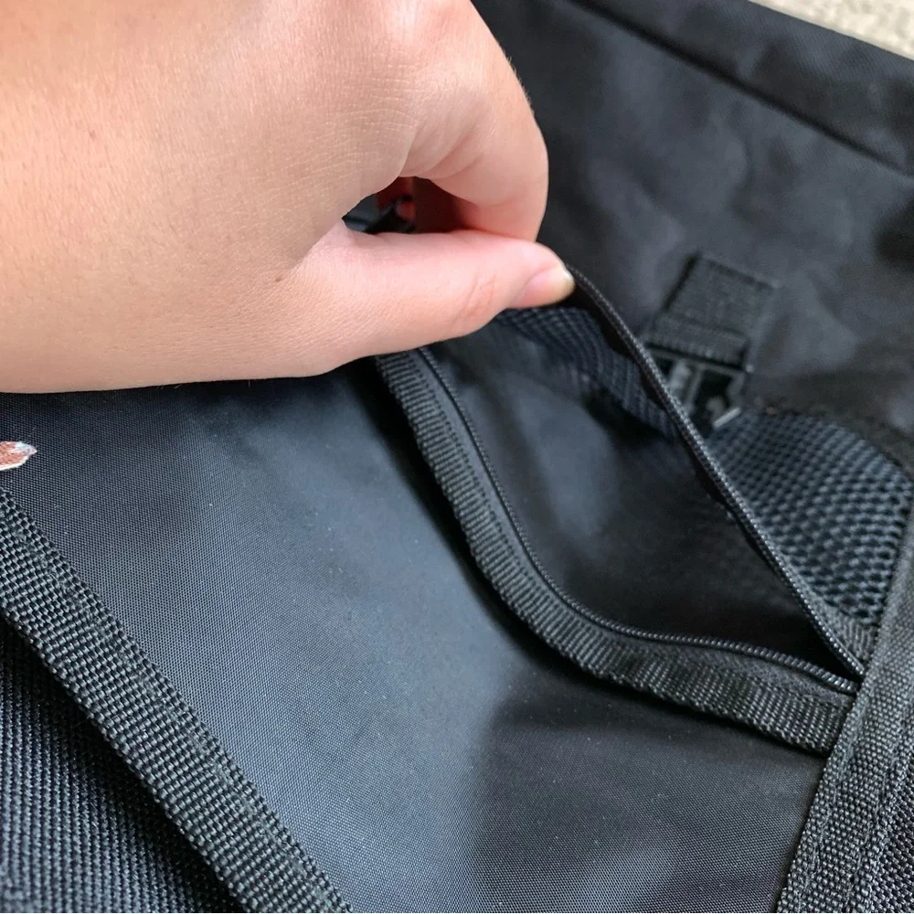 Gemline Black Shoulder Laptop Travel Bag